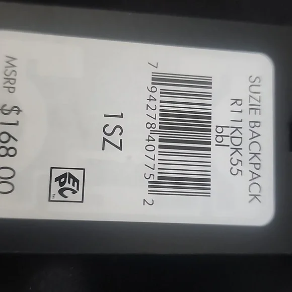 Black DKNY backpack - Picture 2 of 8